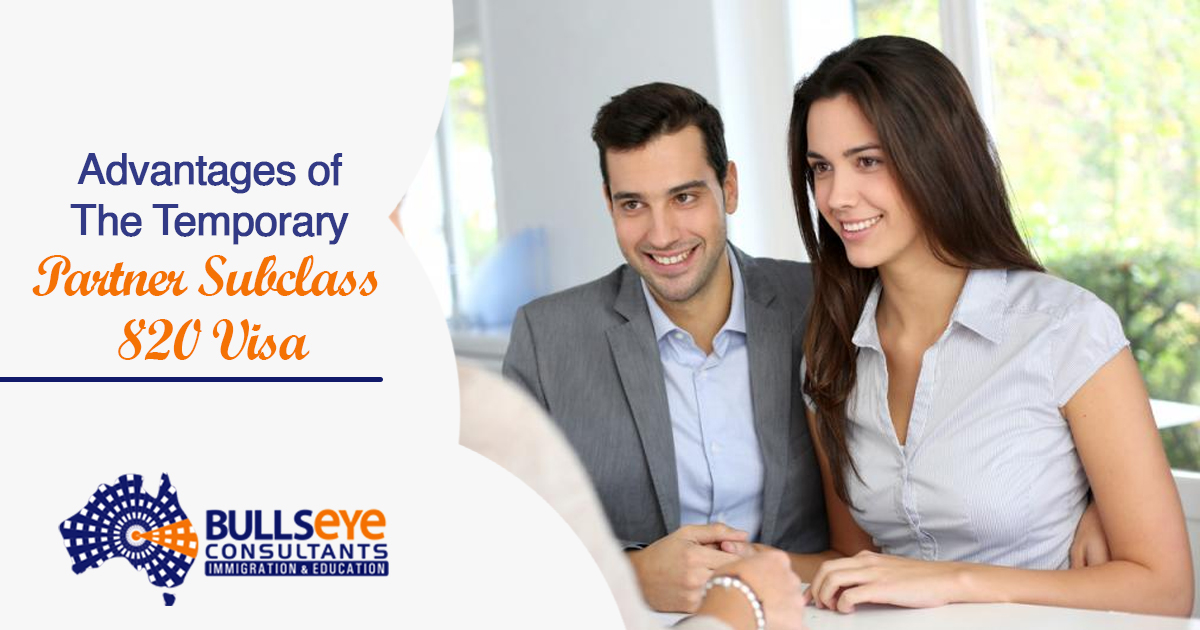Advantages of The Temporary Partner Subclass 820 Visa