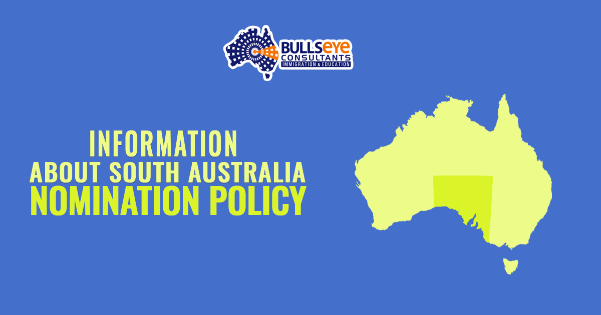 Information about South Australia Nomination Policy