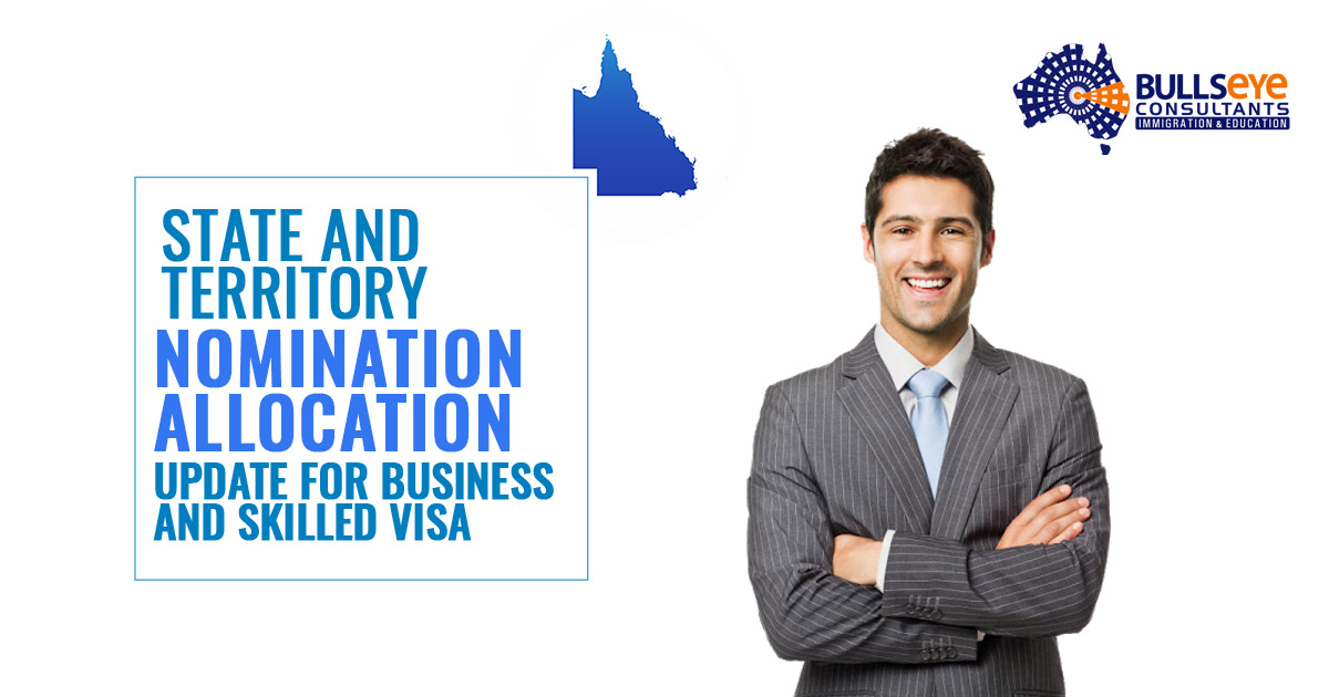 State and Territory Nomination allocation update for Business and Skilled visa