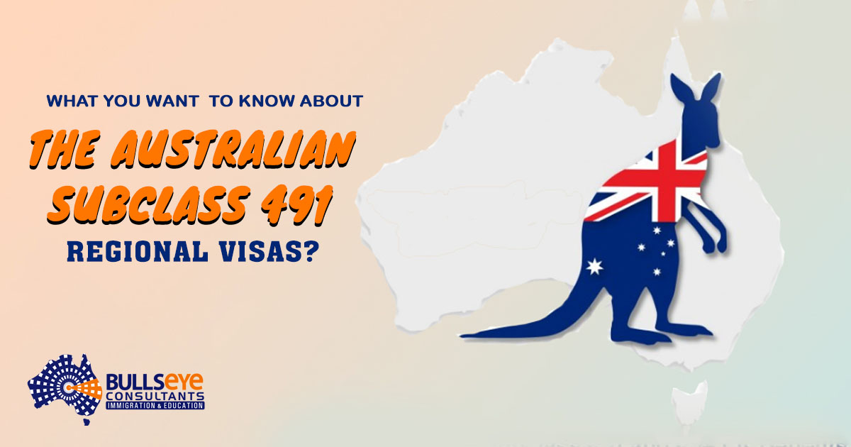 Australian subclass 491 regional visas